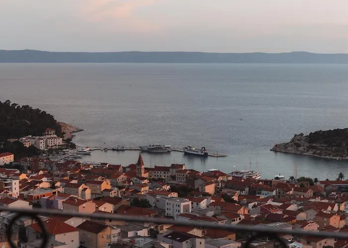 New -150m2 Penthouse With Shared Pool - Smaragd Daire Makarska